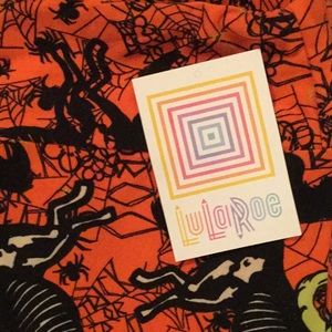 Lularoe OS Halloween pattern leggings